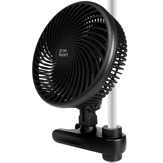 Oszillierender Clip-Ventilator für Grow-Zelte – Leise, energieeffizient & 10 Geschwindigkeitsstufen