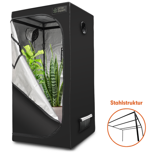 Grow Expert Growzelt mit Stahlstruktur und reflektierender Innenfläche
